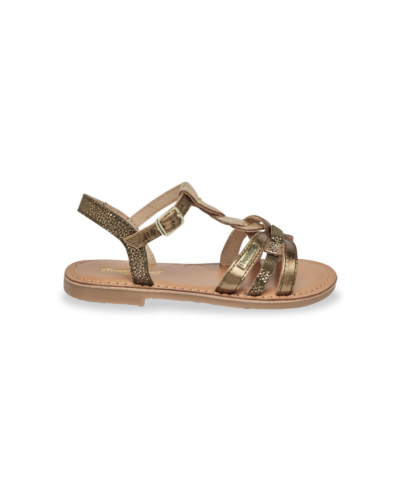 Sandales Les Tropeziennes BADAMI Bronze Multi Enfant|NRIN-58458864